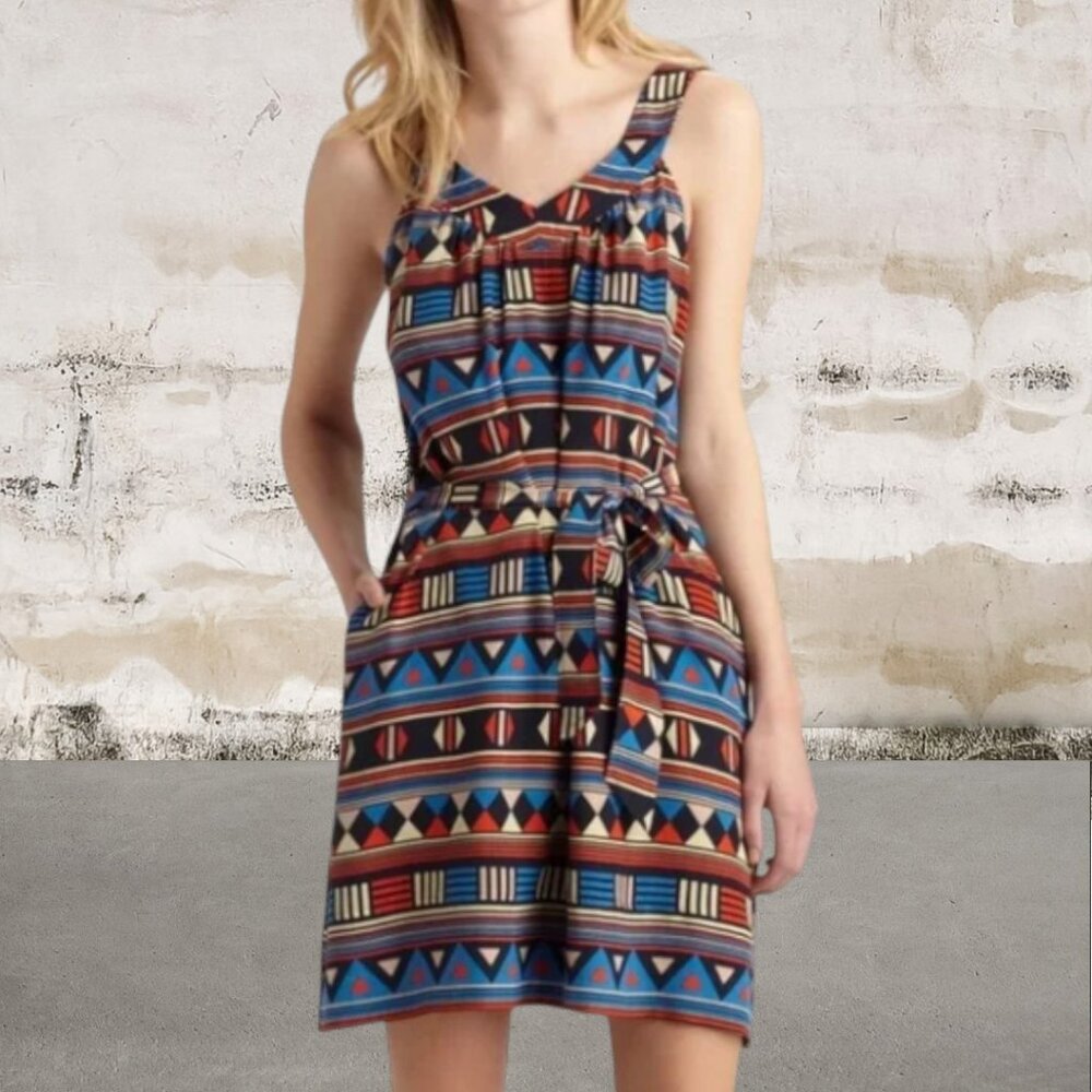 Marc by Marc Jacobs NWOT Flag Print Silk Dress Size Large